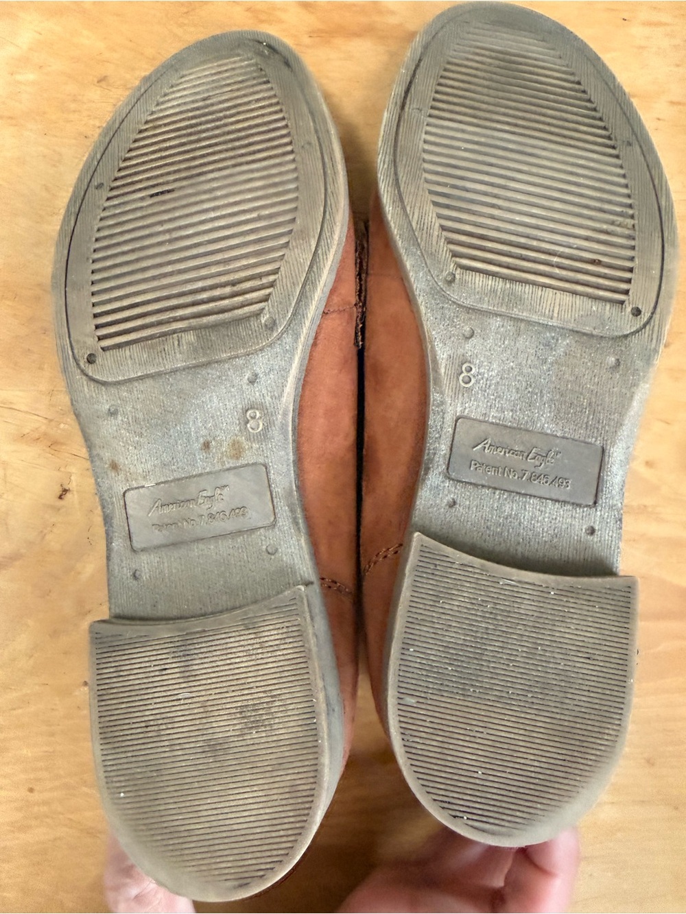 American Eagle Faux Suede Loafers, sz 8 - Picture 8 of 8
